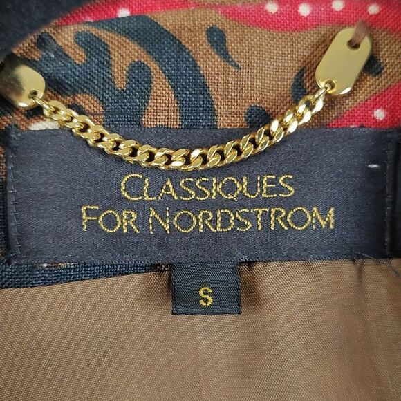 Classiques For Nordstrom Zip Front Cropped Linen Jacket Size Small - Picture 2 of 13